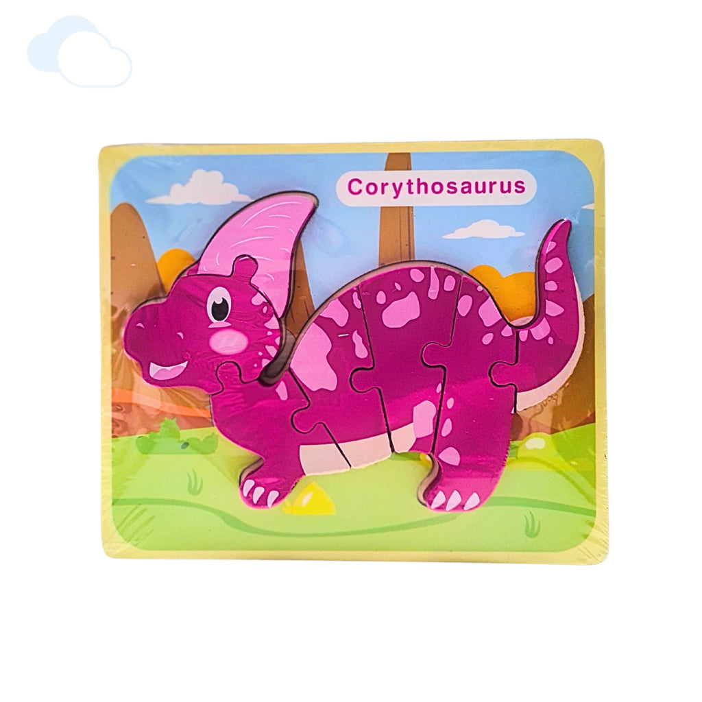 Drvena slagalica umetaljka – Koritosaurus – slika 1